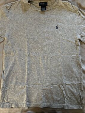Polo by Ralph Lauren Light Heather Gray Short Sleeve Crewneck Tee